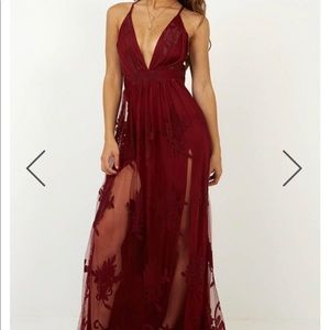 promenade maxi dress